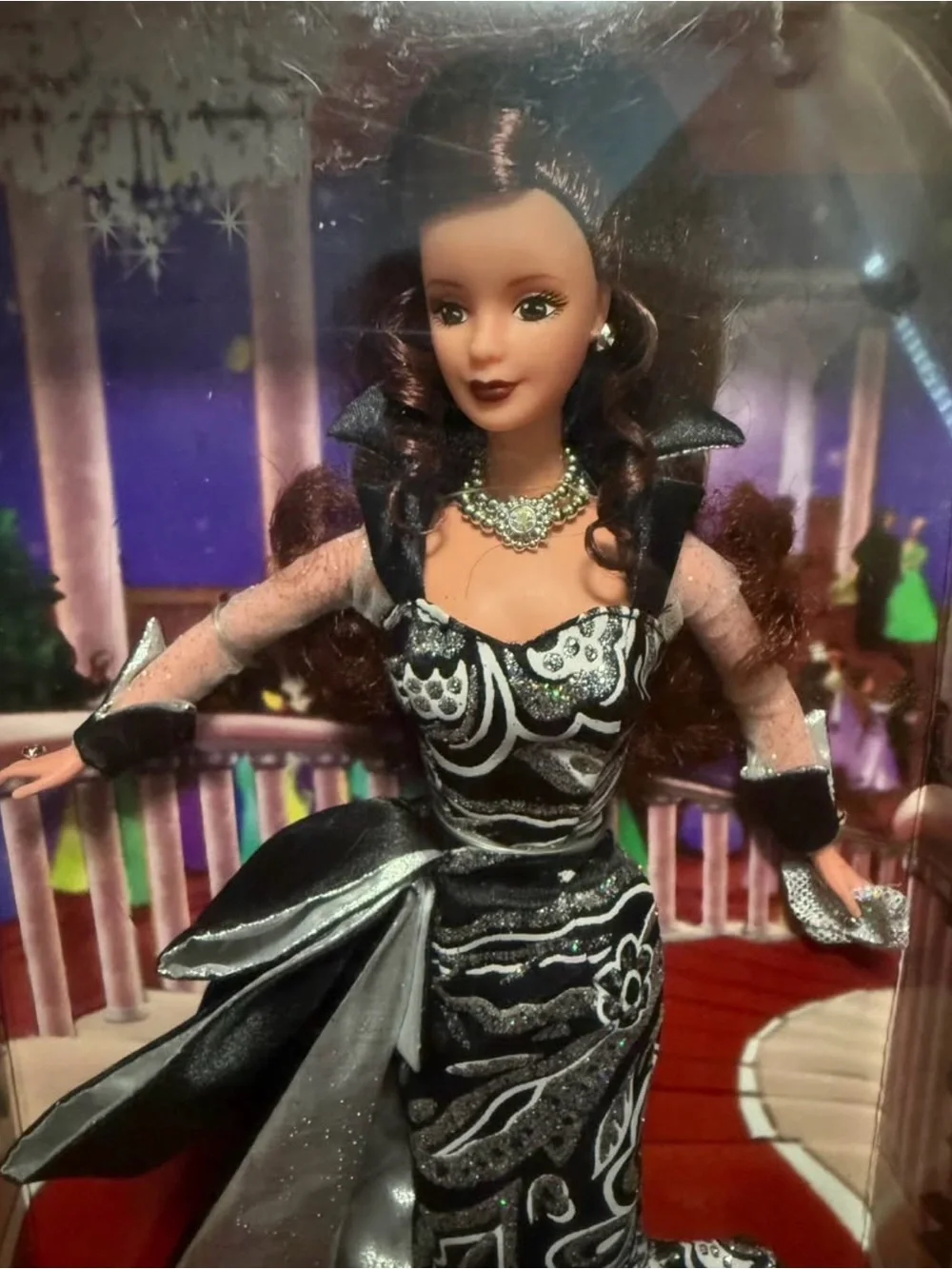 Mattel Barbie Charity Ball Doll in Black and Silver Gown